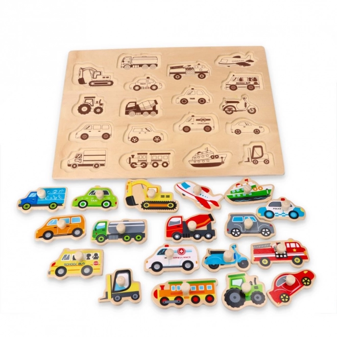 Puzzel din lemn Transport