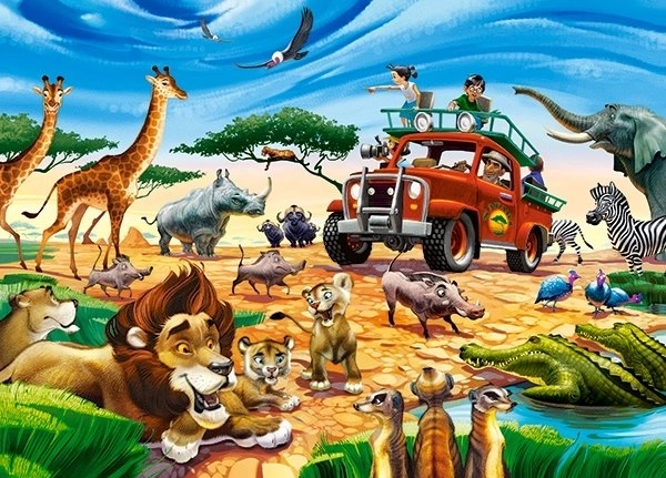 Puzzle Safari Aventura 180 de piese