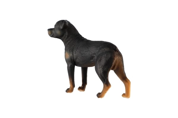 Jucărie câine Rottweiler din plastic