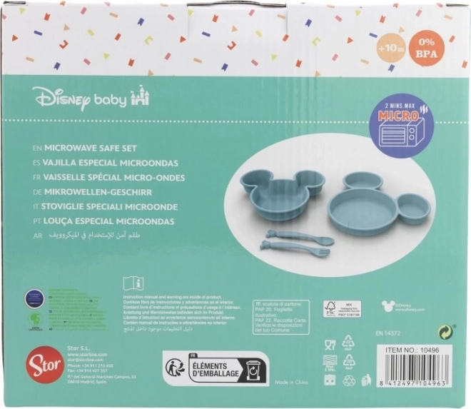 set de masă pentru copii Mickey Mouse 4 piese