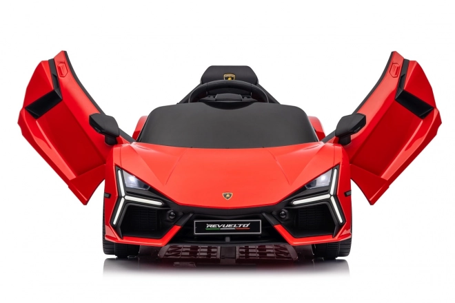 Mașinuță Lamborghini Revuelto pentru copii, roșie