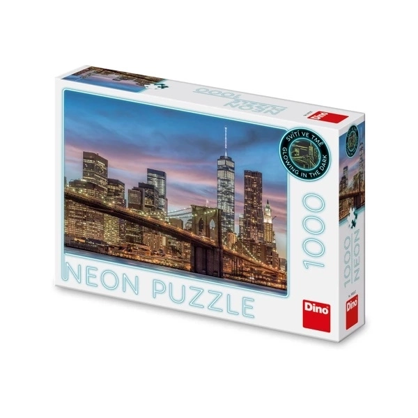 Puzzle fluorescent Dino New York 1000 piese