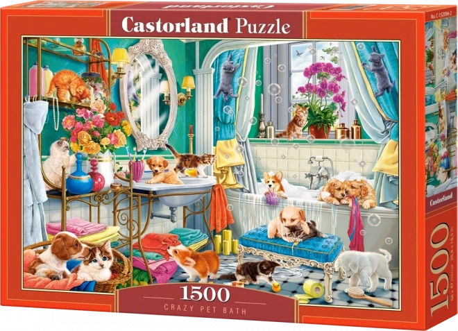 Puzzle Castorland baie nebună 1500 de piese