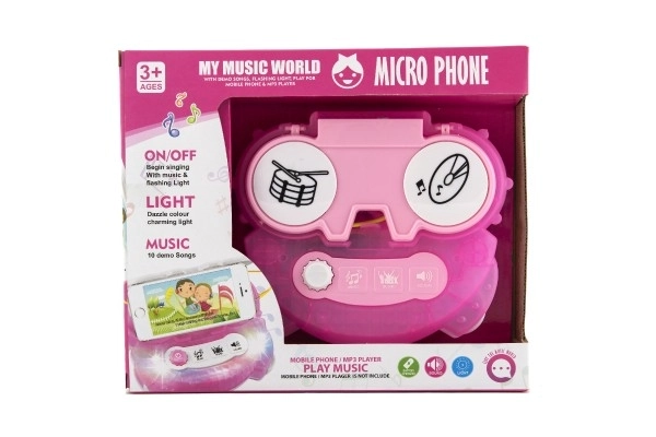 Microfon karaoke roz