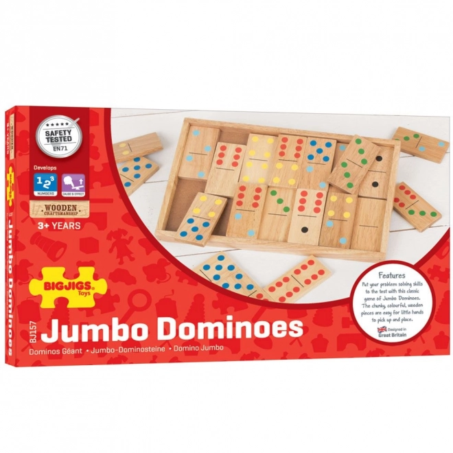 Domino din lemn Bigjigs Toys