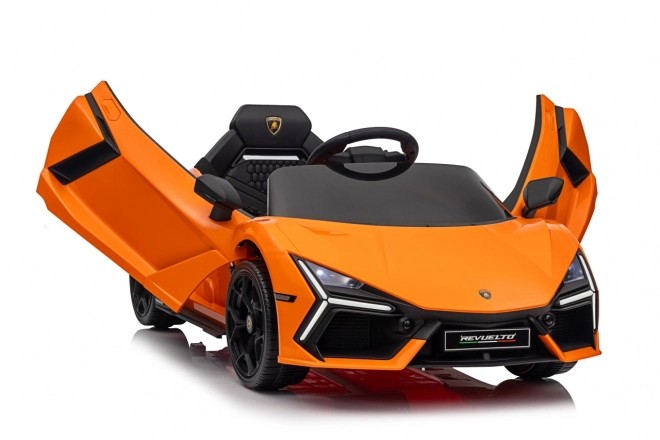 Mașină electrică pentru copii Lamborghini Revuelto portocalie