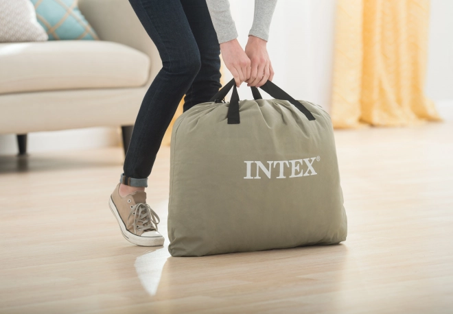 Saltea gonflabilă dublă cu pompă electrică 203 × 152 × 56 cm INTEX