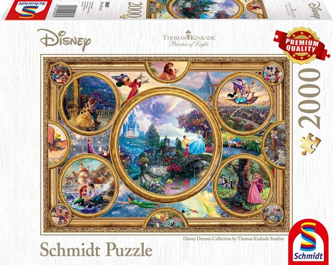 Puzzle colaj Disney 2000 piese