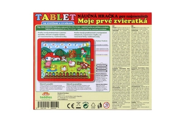 Tablet educațional Moje první zvířátka pentru copii