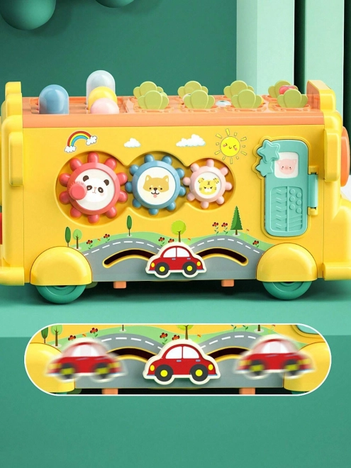 Autobuz interactiv educativ pentru copii Woopie Montessori 6-in-1