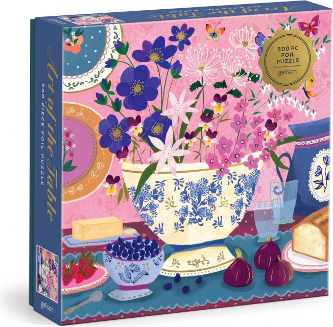 Puzzle Galison cu folie Joy Laforme – Arta mesei, 500 piese