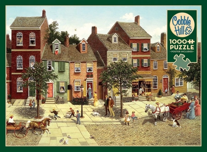 Puzzle Cobble Hill Curba de pe Piață 1000 piese