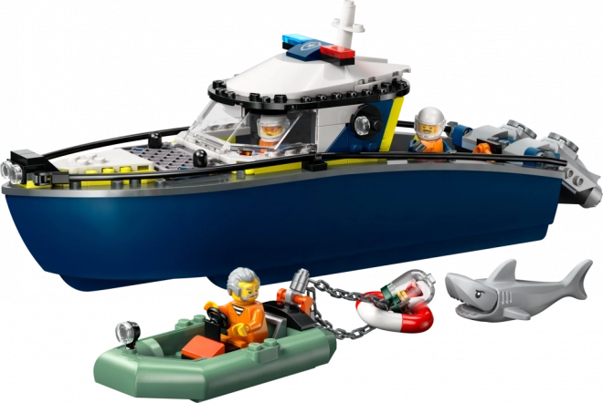 LEGO City Urmărire în barca poliției