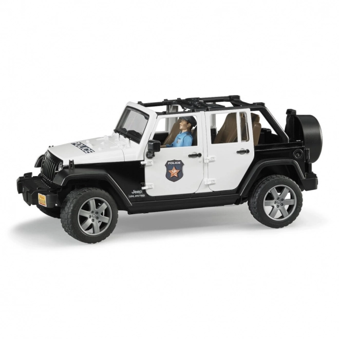 Jeep Wrangler Rubicon de poliție Bruder