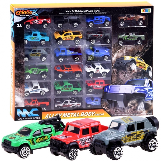 Set mare 20 mașinuțe metalice offroad