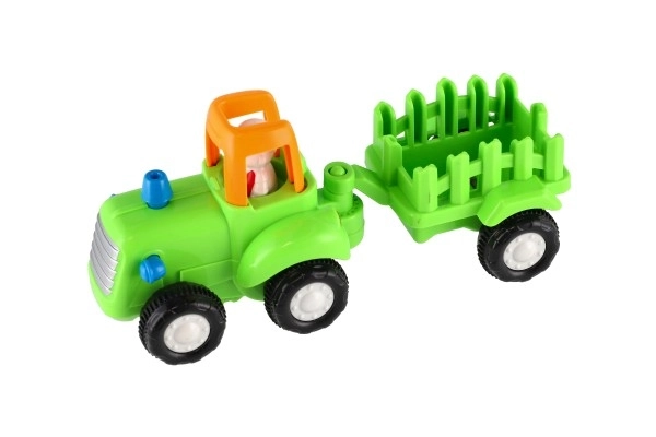 Set 12 mașini agricole și de construcții din plastic