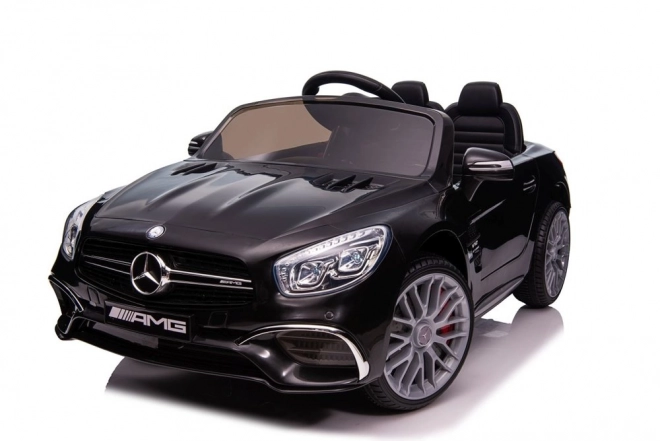 Masinuta electrica Mercedes SL65 S negru lacuit LCD