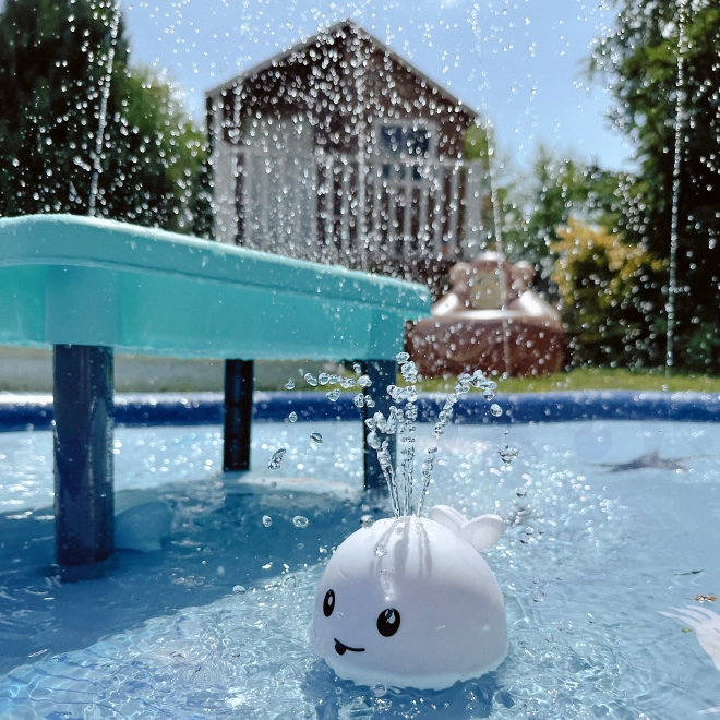 Balena pentru baie cu apă și LED fontană WOOPIE