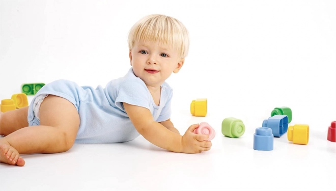 Set 24 de cuburi moi Clementoni Soft Clemmy
