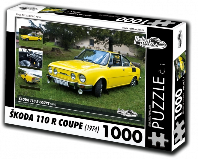 Puzzle Retro Auta Škoda 110R Coupe 1974