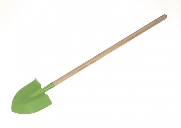 Cazma ascuțită verde cu coadă metal/lemn 80cm unealtă