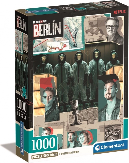 Puzzle La Casa de Papel Berlin: Jdeme do Akce 1000 Piese