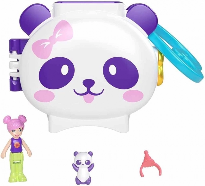Figurină Polly Pocket cu Panda