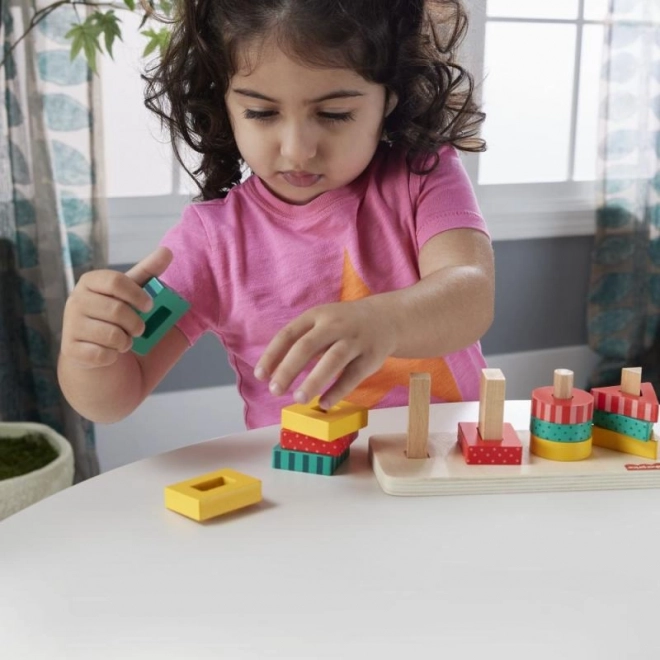 Puzzle din lemn forme Fisher-Price