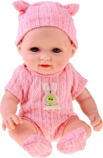 Hăinuțe tricotate moi în două culori