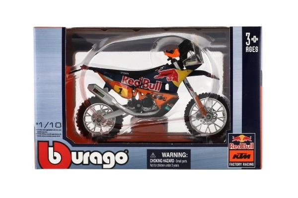 Mașinuță la scară Bburago Red Bull KTM Rally Dakar