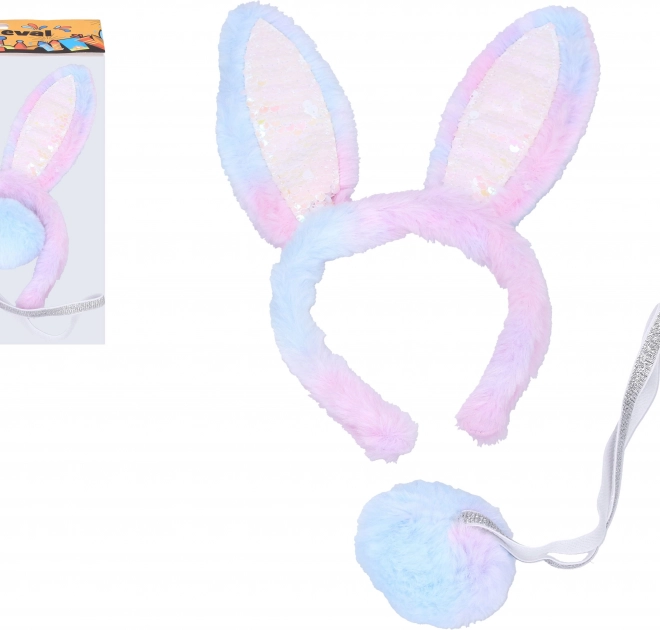 Set carnaval iepure sclipitor