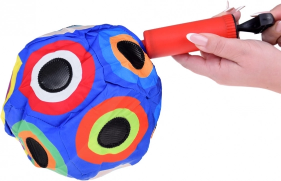 Set pentru joc de fotbal cu țintă și minge luminoasă