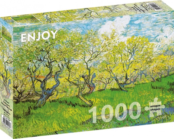 Puzzle Vincent Van Gogh Grădină înfloritoare 1000 piese