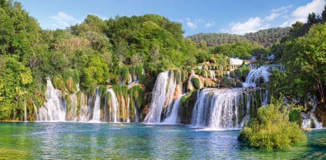 Puzzle Wodospady Krka Croatia