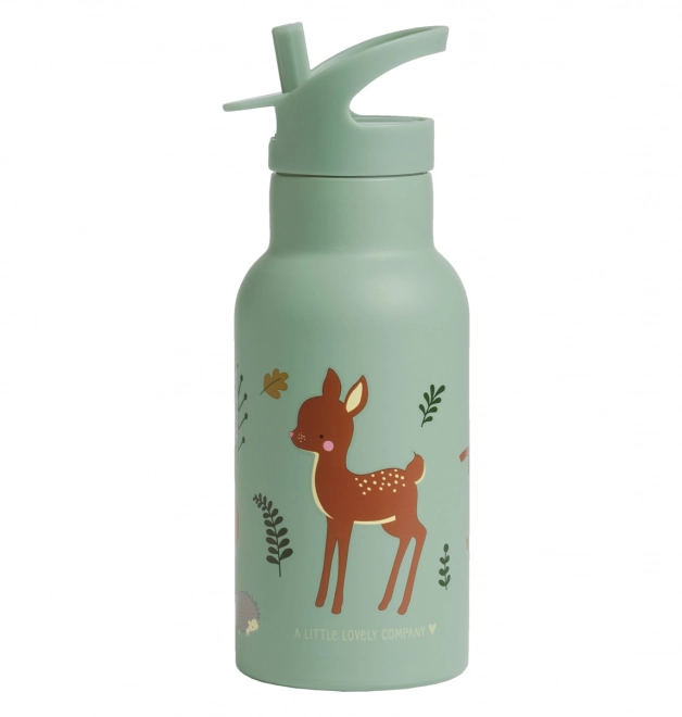 A Little Lovely Company Sticlă de băut din oțel inoxidabil 500 ml – Prieteni din pădure