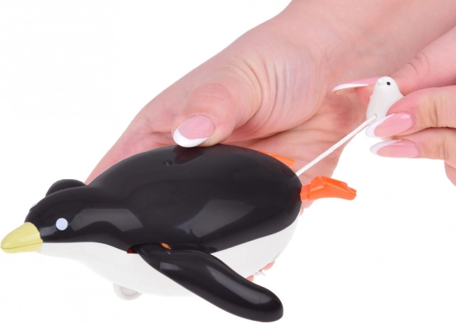 Pinguin de baie pentru copii plutitor