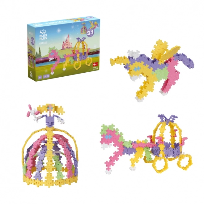 Cărămizi PlusPlus Mini Pastel 3în1 220 buc