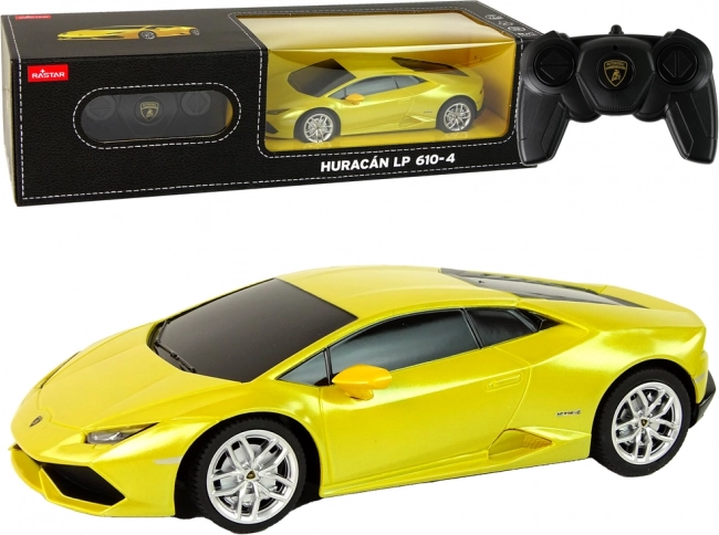 Mașină R/C Lamborghini Huracan 1:24 Rastar Galben