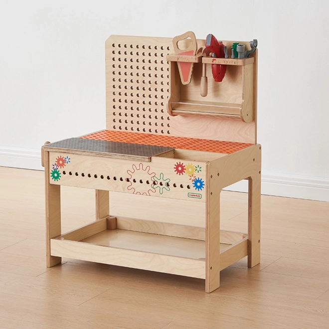 Atelier din lemn XXL Montessori STEM cu unelte MASTERKIDZ