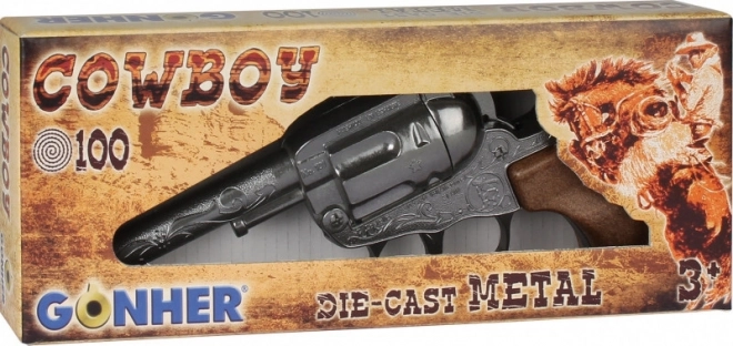 Revolver metalic de cowboy Gonher