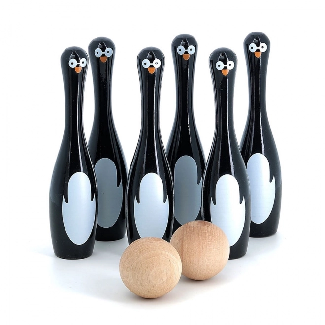 Set de popice pinguini Vilac