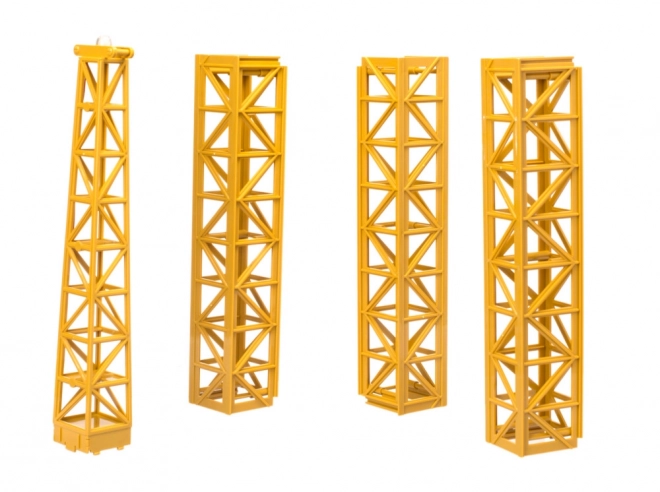 Macara construcții telecomandată cu cârlig, 128 cm