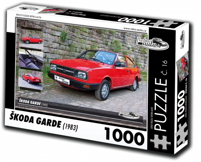 Puzzle retro Škoda Garde 1983