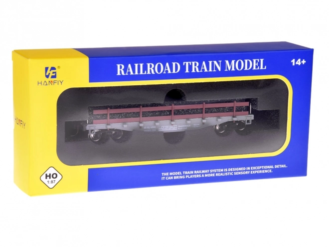 Vagon transport deschis pentru trenuleț model H0 1:87