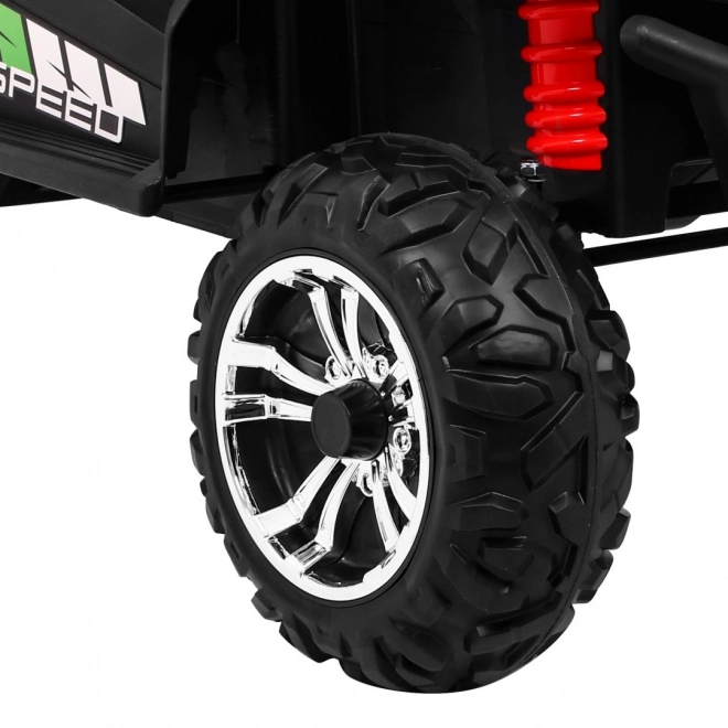 Vehicul teren pentru copii Grand Buggy 4x4 cu camuflaj, iluminare LED și radio MP3