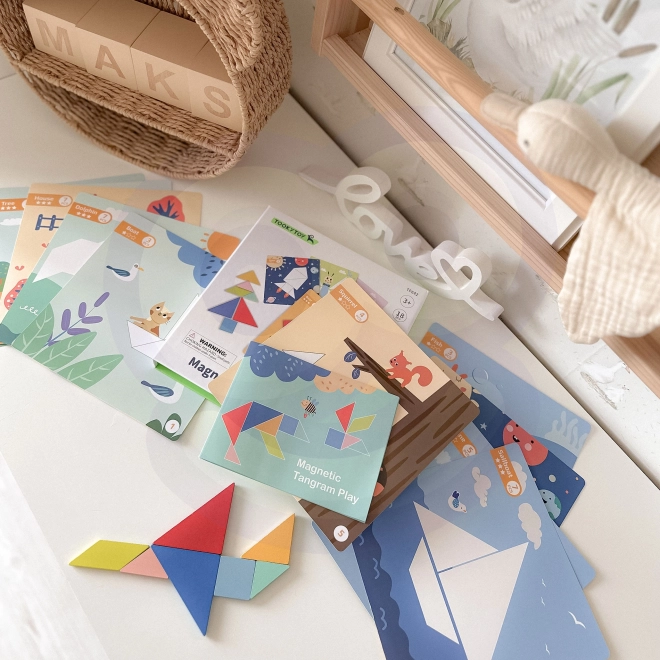 Puzzle tangram pentru copii
