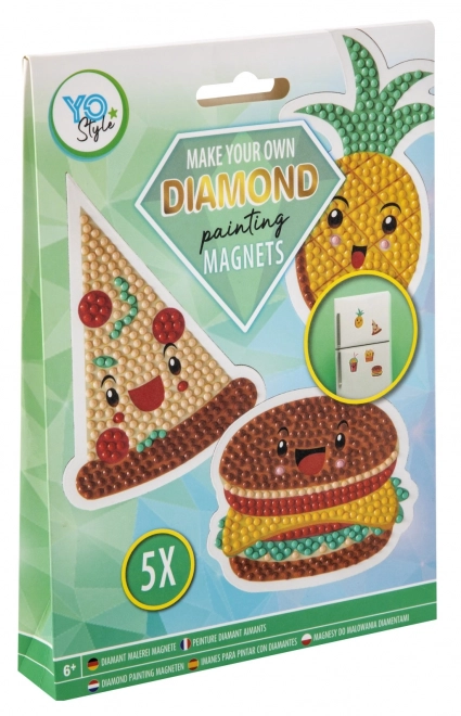 Set de magneți cu pietre de diamant