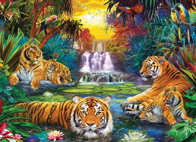 Puzzle XL Paradisul Tigrilor 500 Piese