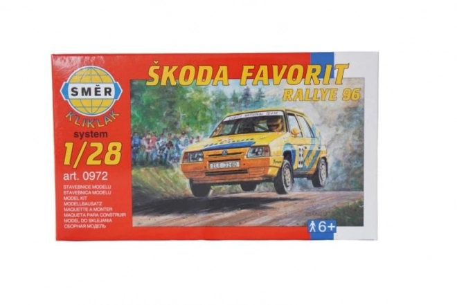 maketă rallye Škoda Favorit