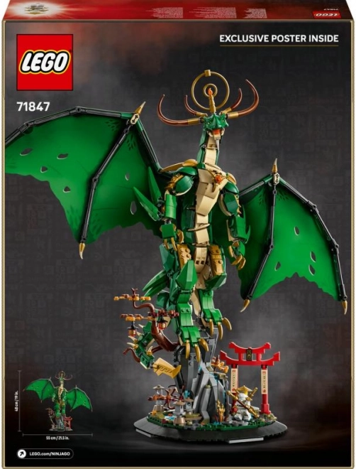 Dragonul de pază LEGO NINJAGO pentru adulți